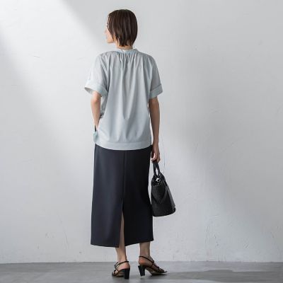 【ＷＥＢ限定】【３サイズ】ソフトストレッチダンボールナロースカート≪洗える／ＵＶカット／吸水≫