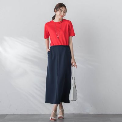 【ＷＥＢ限定】【３サイズ】ソフトストレッチダンボールナロースカート≪洗える／ＵＶカット／吸水≫