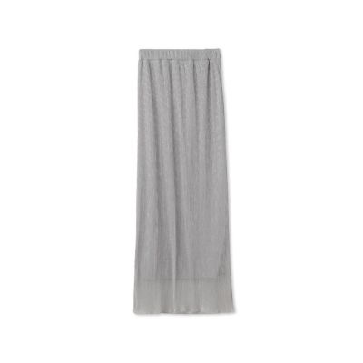 【SALE】LAUTREAMONT (Women)/ロートレアモン【WEB & 一部店舗限定】ラメシアープリーツナロースカート 02オフホワイト ロングスカート【三越伊勢丹/公式】