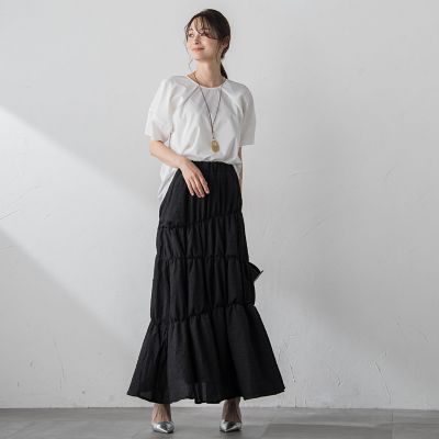 【ＷＥＢ＆一部店舗限定】イレギュラーシャーリングスカート