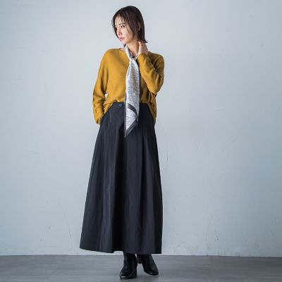 タフタフレアースカート≪洗濯機で洗える≫