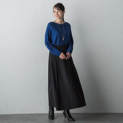 タフタフレアースカート≪洗濯機で洗える≫