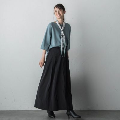 タフタフレアースカート≪洗濯機で洗える≫