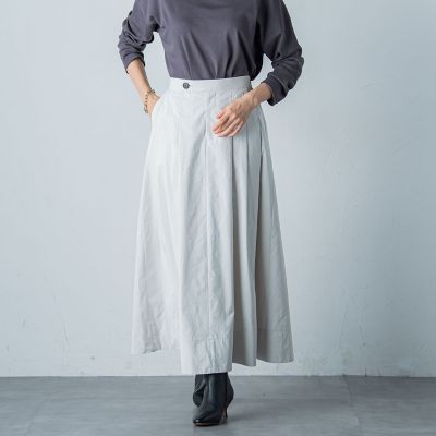 タフタフレアースカート≪洗濯機で洗える≫
