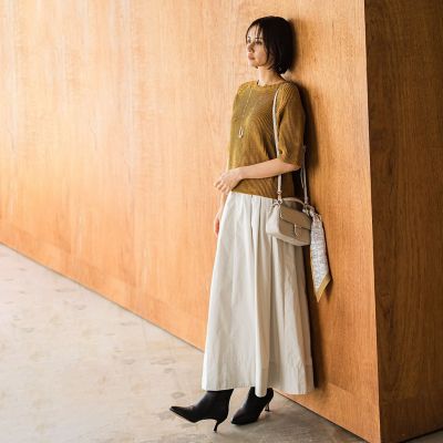 タフタフレアースカート≪洗濯機で洗える≫