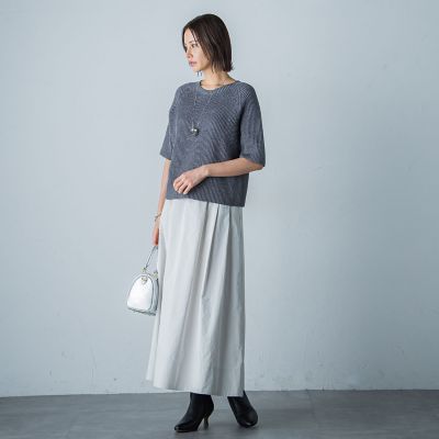 タフタフレアースカート≪洗濯機で洗える≫