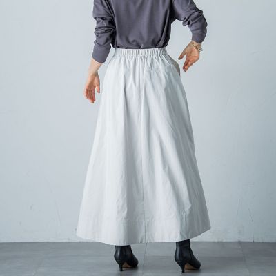 タフタフレアースカート≪洗濯機で洗える≫