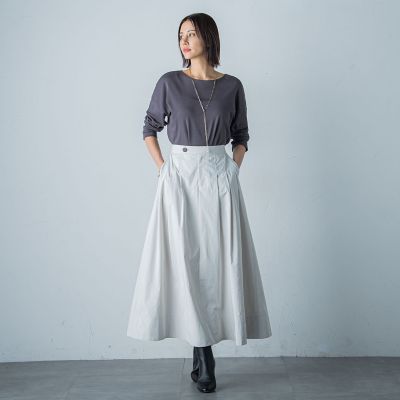 タフタフレアースカート≪洗濯機で洗える≫