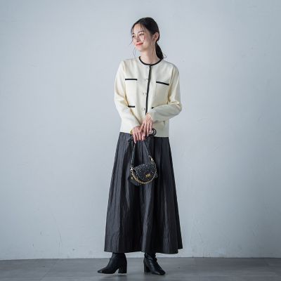 ロートレアモン（LAUTREAMONT）/【カタログ掲載】フレアタフタスカート≪洗濯機で洗える≫ カタログ掲載】フレアタフタスカート≪洗濯機で洗える≫ | LAUTREAMONT