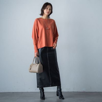 ２ＷＡＹ合皮スカート≪洗濯機で洗える≫