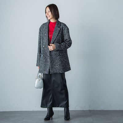 ２ＷＡＹ合皮スカート≪洗濯機で洗える≫