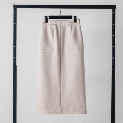 【ＷＥＢ限定】スエードナローロングスカート≪セットアップ対応／洗濯機で洗える≫