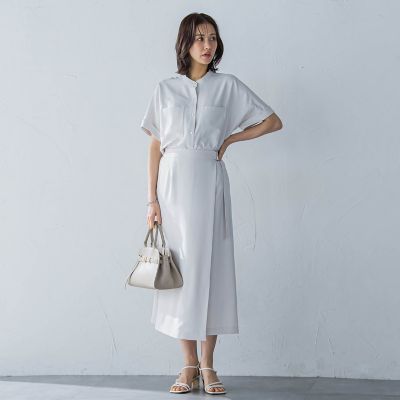 【一部店舗限定販売】キレイ×リラックス　アムンゼンスカート≪洗濯機で洗える≫
