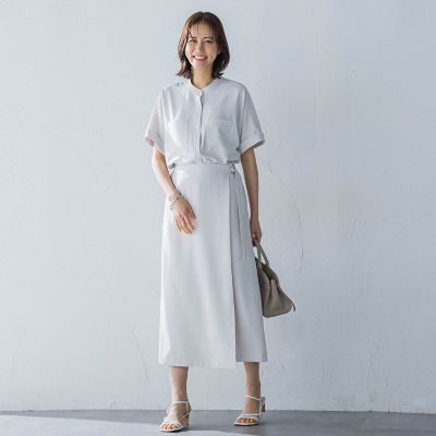 【一部店舗限定販売】キレイ×リラックス　アムンゼンスカート≪洗濯機で洗える≫