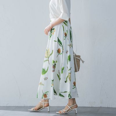 ボタニカルプリントスカート≪洗濯機で洗える≫ | LAUTREAMONT (Women