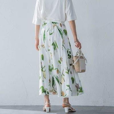 ボタニカルプリントスカート≪洗濯機で洗える≫ | LAUTREAMONT