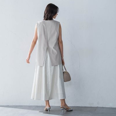 フォイルギャザースカート≪手洗い可能≫