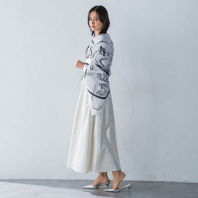 フォイルギャザースカート≪手洗い可能≫