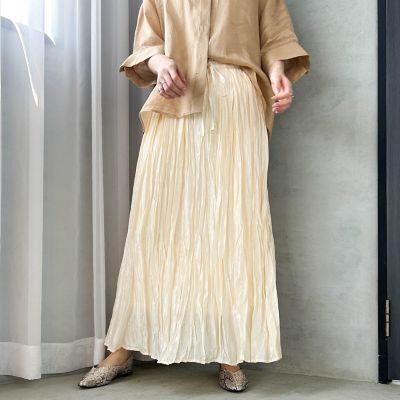 【ＷＥＢ限定】グリッターシャイニープリーツスカート