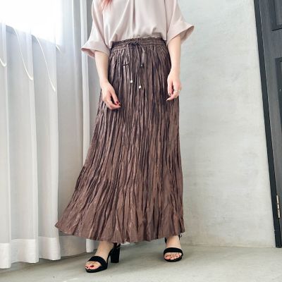 【ＷＥＢ限定】グリッターシャイニープリーツスカート