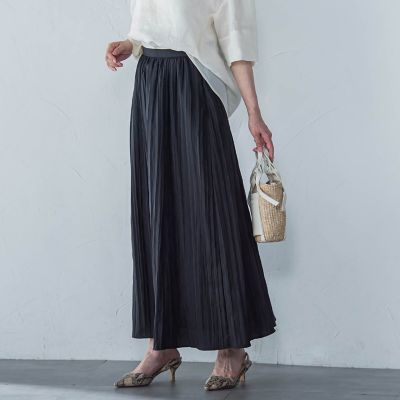 リンクルリッドエアリースカート≪洗濯機で洗える
