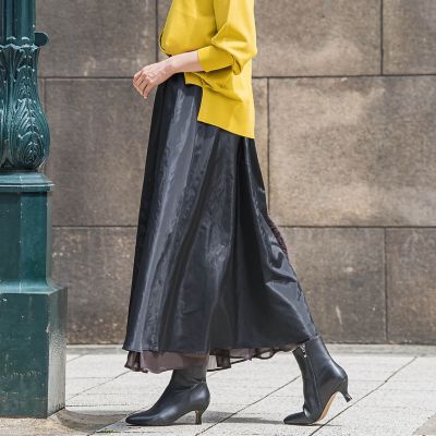 茉莉☆*:.【新品】.。.:*☆ コシラエル ❤︎ レインスカート シアーブライト リバーシブルスカート≪手洗い可能