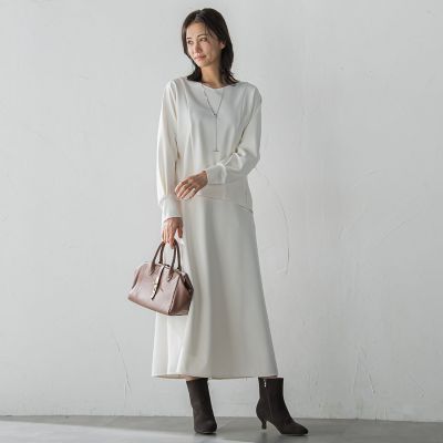 プロシェルジョーゼット フレアスカート ≪セットアップ対応／洗濯機で