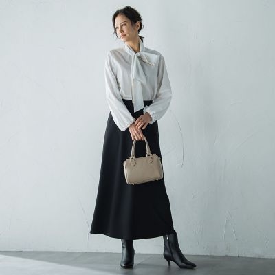 プロシェルジョーゼット フレアスカート ≪セットアップ対応／洗濯機で