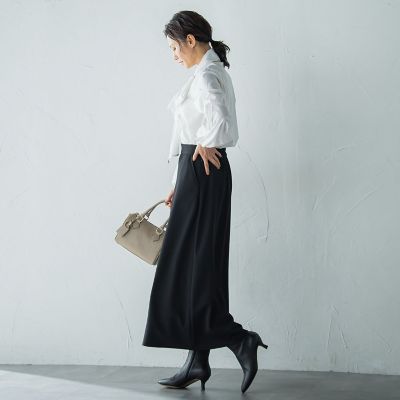 プロシェルジョーゼット フレアスカート ≪セットアップ対応／洗濯機で