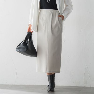 LAUTREAMONT (Women)/ロートレアモン Active Beautyナロースカート&#8810;洗濯機で洗える&#8811; 12ベージュ ロングスカート【三越伊勢丹/公式】