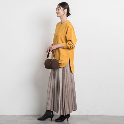 レザーライクサテンプリーツスカート≪洗える≫ | LAUTREAMONT (Women