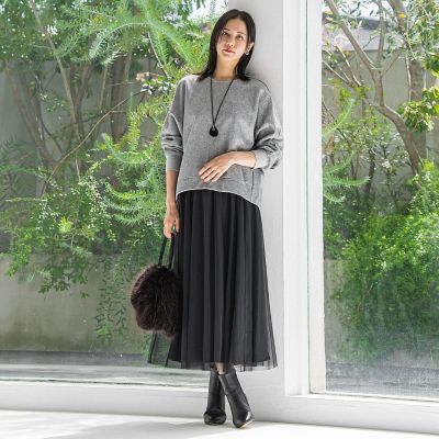 パウダーサテンリバーシブルスカート | LAUTREAMONT (Women)/ロート