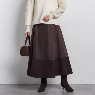 素材切り替えオーガンジースカート | LAUTREAMONT (Women)/ロート