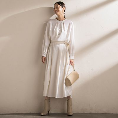 【NEW】ロートレアモン（LAUTREAMONT）/ウールブレンドストレッチフレアスカート≪セットアップ対応/手洗い可能≫ ウールブレンドストレッチフレアスカート≪セットアップ対応／手洗い