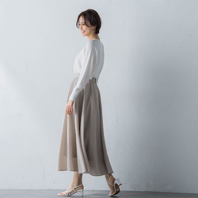 洗える】ホールガーメントVネックニットプルオーバー | LAUTREAMONT