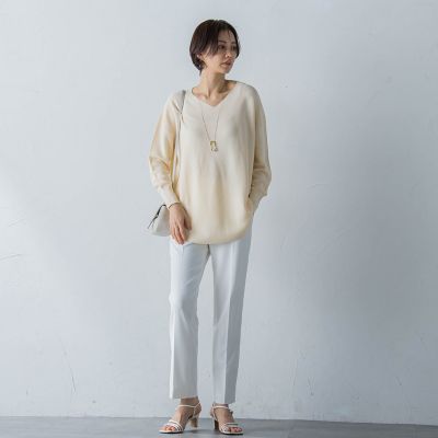 【ロートレアモン】【洗える】ホールガーメントVネックニットプルオーバー 楽天市場】【洗える】ホールガーメントVネックニットプル