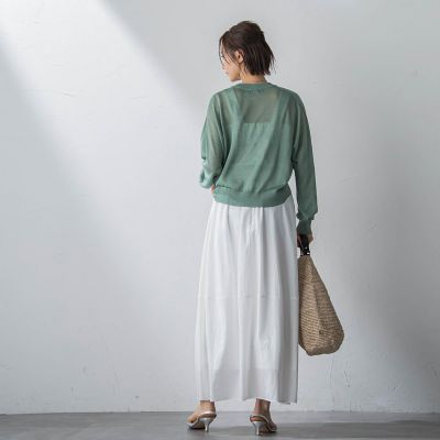 【ＷＥＢ＆一部店舗限定】シアーニットプルオーバー≪手洗い可能≫