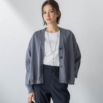 ＜LAUTREAMONT (Women)＞【ＷＥＢ＆一部店舗限定】ＣＡＭＩＦＩＮＥシアーニットカーディガン≪手洗い可能≫