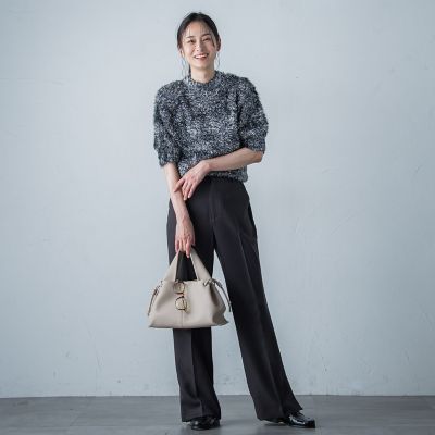【ＷＥＢ＆一部店舗限定】メタリックフェザーニットプルオーバー