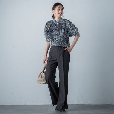 【ＷＥＢ＆一部店舗限定】メタリックフェザーニットプルオーバー