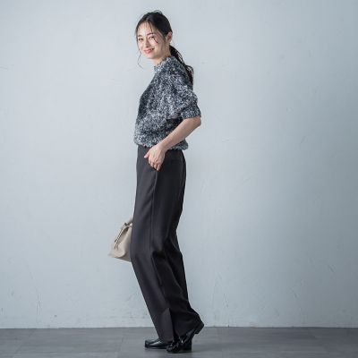 【ＷＥＢ＆一部店舗限定】メタリックフェザーニットプルオーバー