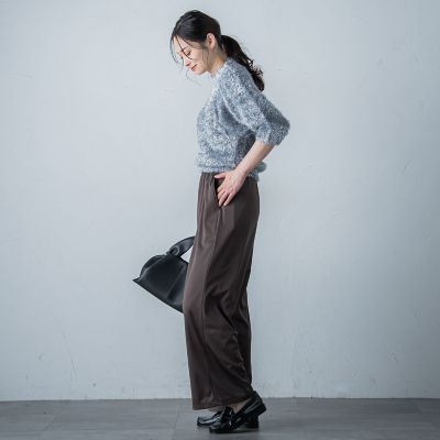 【ＷＥＢ＆一部店舗限定】メタリックフェザーニットプルオーバー
