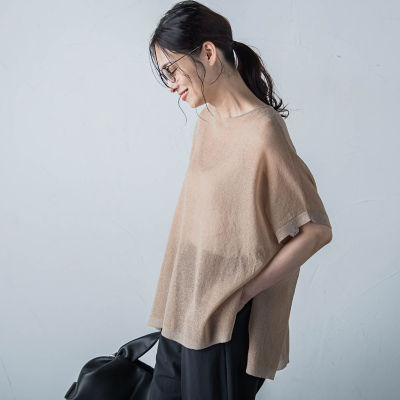 ＜LAUTREAMONT (Women)＞【ＷＥＢ限定】シアーラメニット≪手洗い可能≫