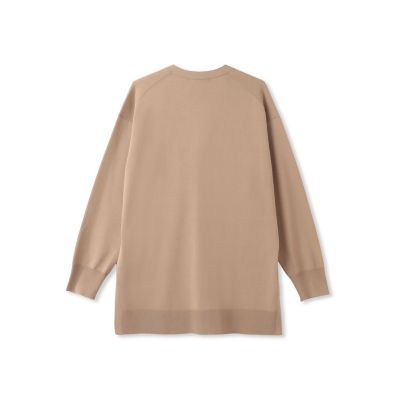 コットン混スムースロングカーディガン≪手洗い可能≫