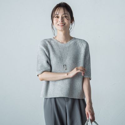 ＣＡＮＢＥＬラメＭＩＸニットプルオーバー≪手洗い可能≫