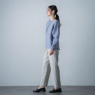 【ＷＥＢ限定】袖ボタンガーターニット≪手洗い可能≫