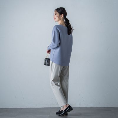 【ＷＥＢ限定】袖ボタンガーターニット≪手洗い可能≫