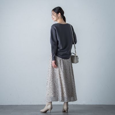 【ＷＥＢ限定】袖ボタンガーターニット≪手洗い可能≫