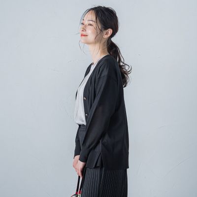 【ＷＥＢ限定】メタルボタンニットカーディガン≪手洗い可能≫