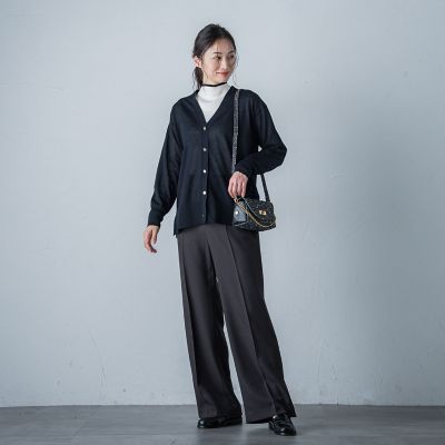 【ＷＥＢ限定】メタルボタンニットカーディガン≪手洗い可能≫